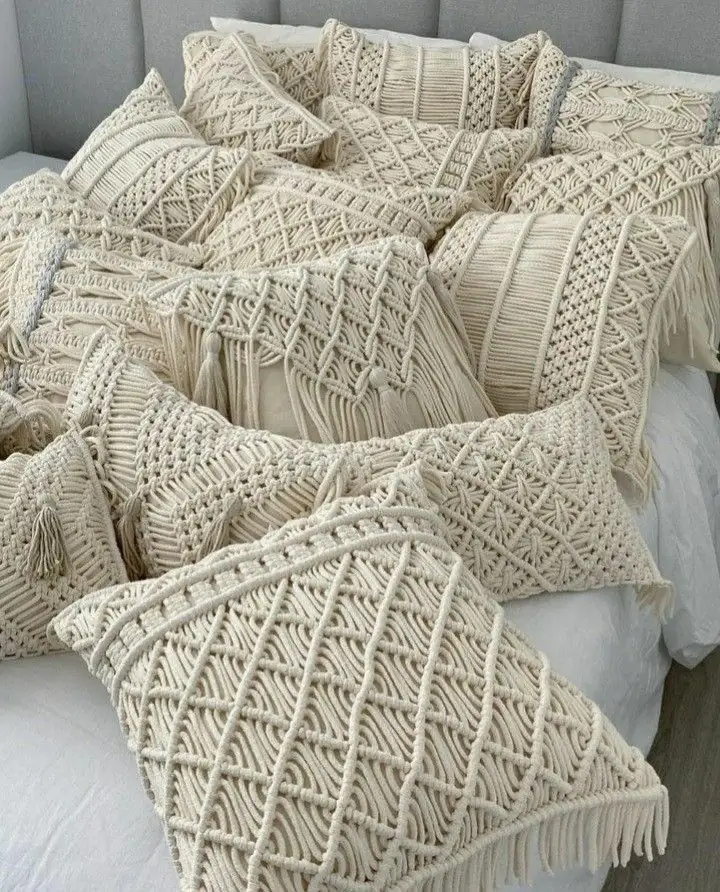 Handmade macrame cushions, Bali home decor wholesale